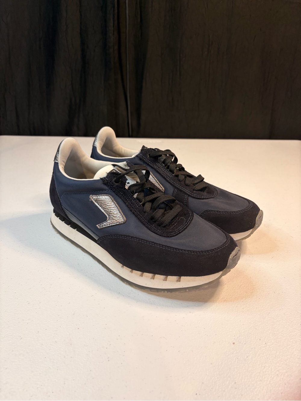 SAS San Antonio Shoemakers Womens Sneakers Navy Black Silver Size 10 W 2602335 3